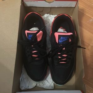 Nike air max 90 black chile red/tropical twist